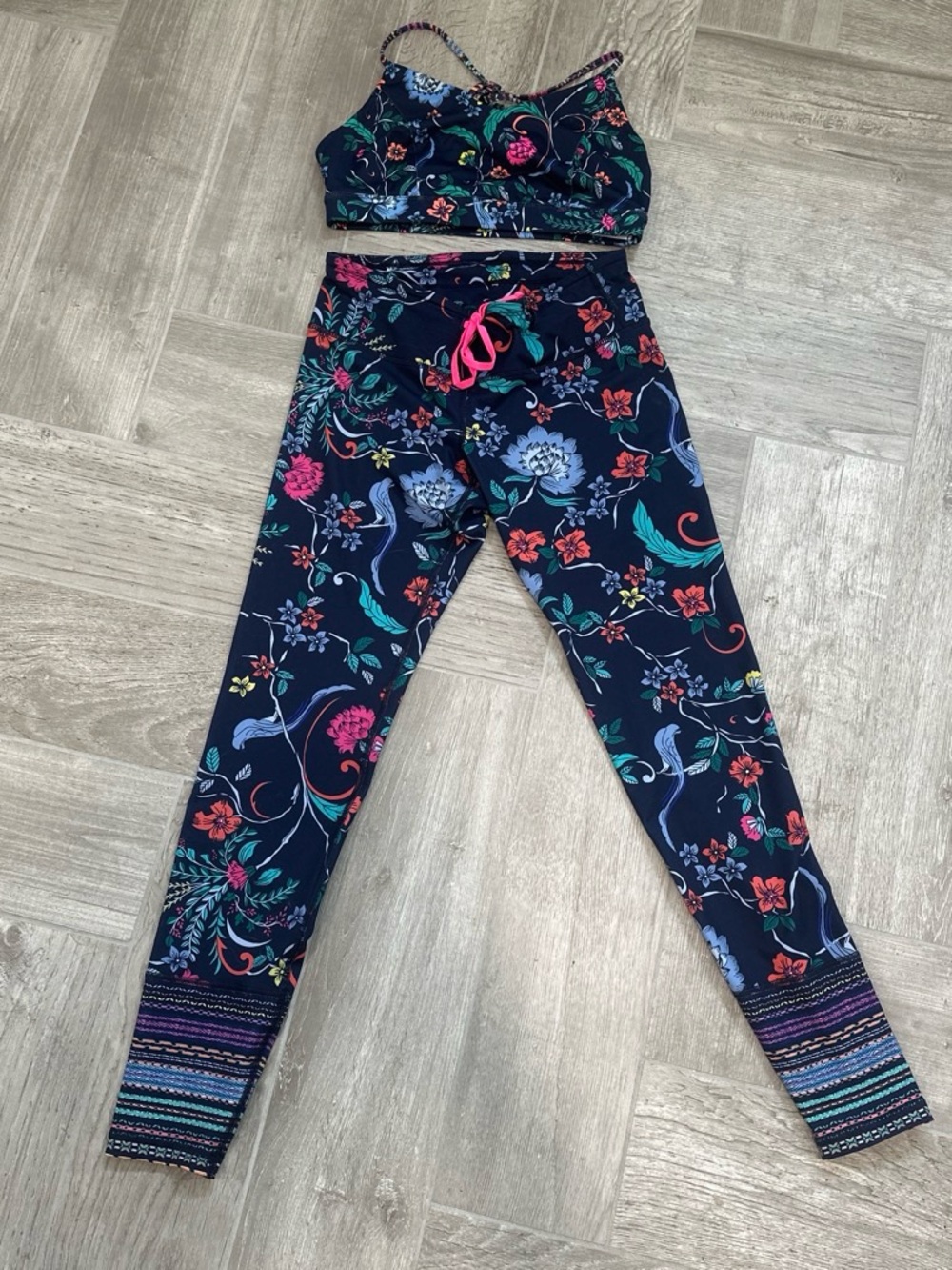 Old Navy Floral Active Set